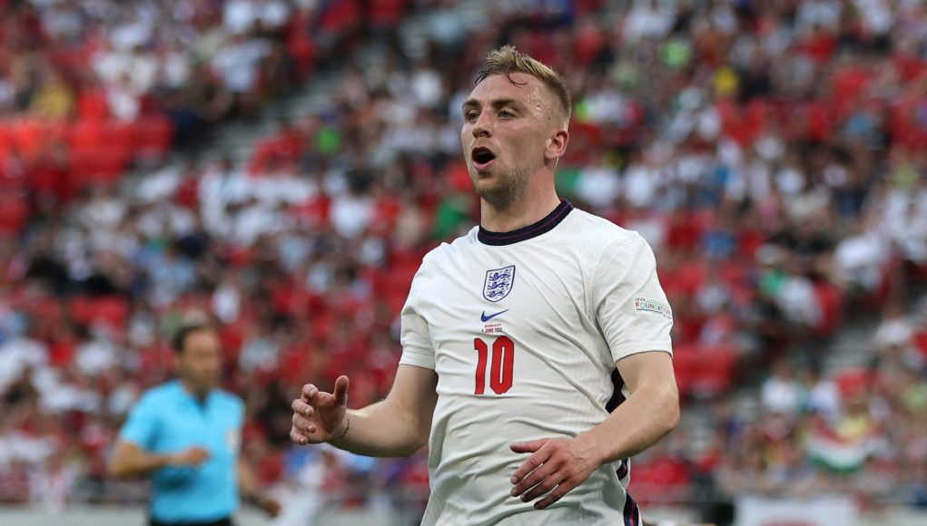 England's Jarrod Bowen reacts