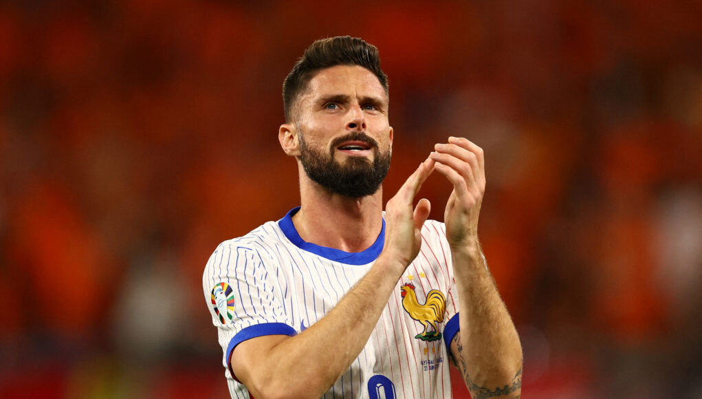 Euro 2024 - Netherlands v France Olivier Giroud. (REUTERS/Kai Pfaffenbach)