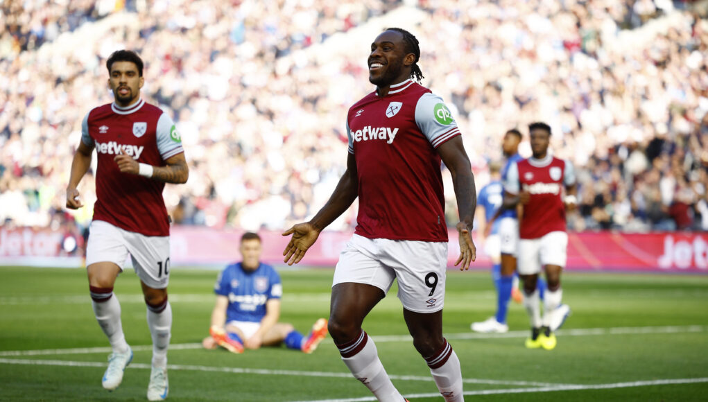 Premier League - West Ham United v Ipswich Town Michail Antonio. (Reuters/John Sibley)