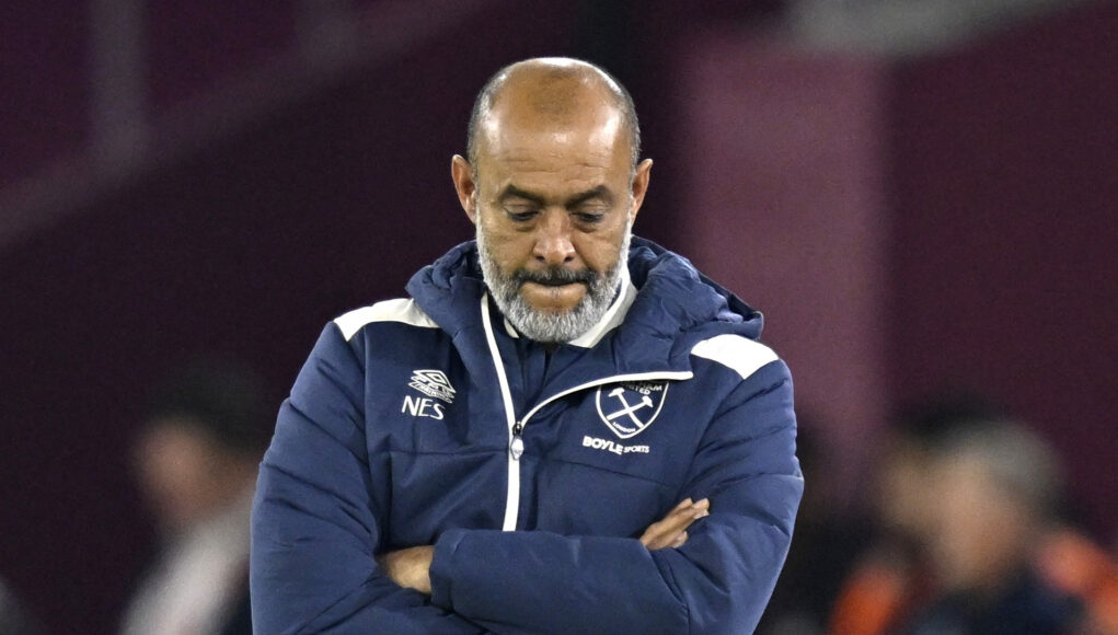 Premier League - West Ham United v Brentford West Ham United manager Nuno Espirito Santo. (REUTERS/Tony O Brien)