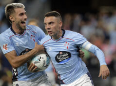 West Ham ready to submit proposal for “brilliant” former Barcelona star with £20 million release clause Iago Aspas, Oscar Mingueza. (REUTERS/Miguel Vidal)