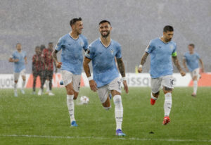 Lazio's Taty Castellanos. (REUTERS/Ciro De Luca)