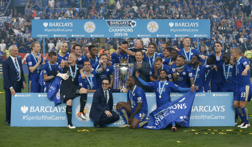 Leicester win Premier League title