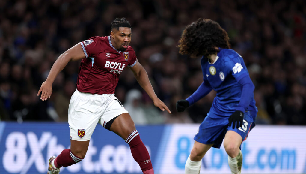 Adama Traore, Marc Cucurella. (Justin Setterfield/Getty Images)