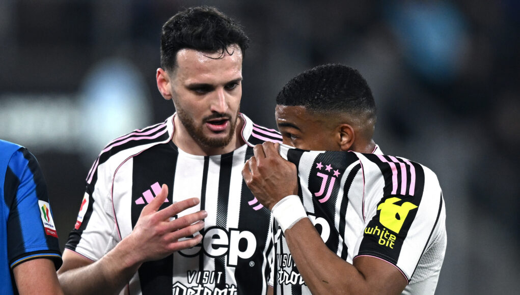 Atalanta BC v Juventus FC - Serie A Federico Gatti of Juventus and Gleison Bremer. (Image Photo Agency/Getty Images)