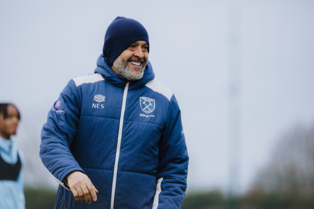 Nuno Espirito Santo. (West Ham United FC via Getty Images)