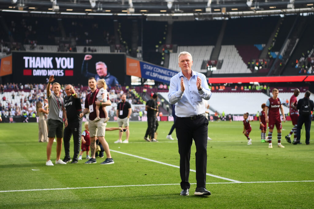 David Moyes at London Stadium