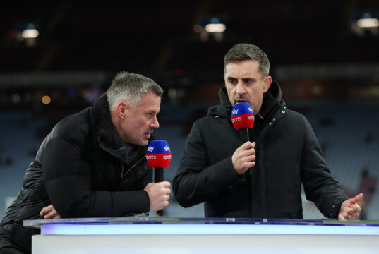 Gary Neville and Jamie Carragher