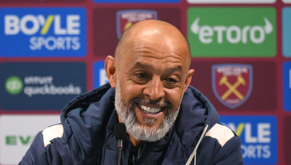 West Ham manager Nuno Espirito Santo